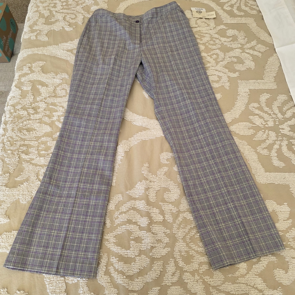 EP Pro Purple Plaid Women's Trousers